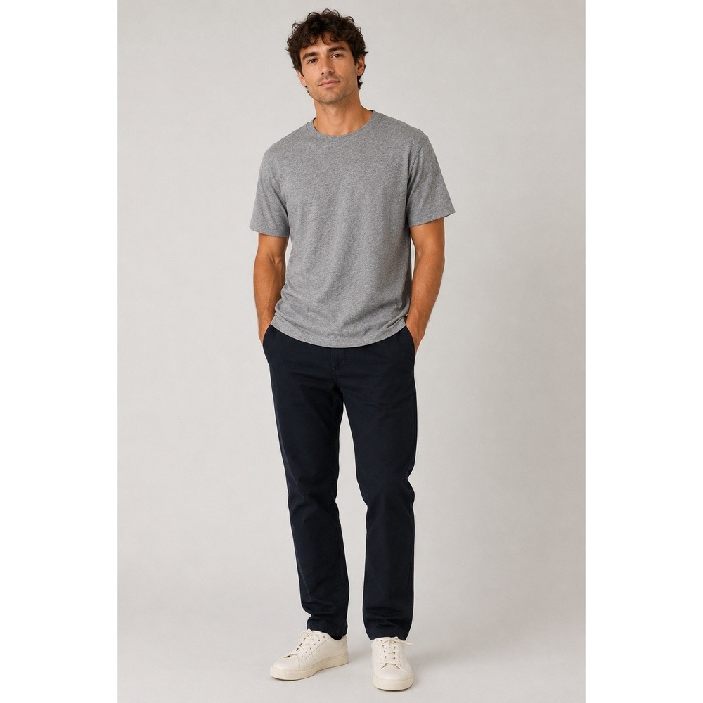 Things Between Heather Gray Crewneck T Shirt Minimalist Essential Small